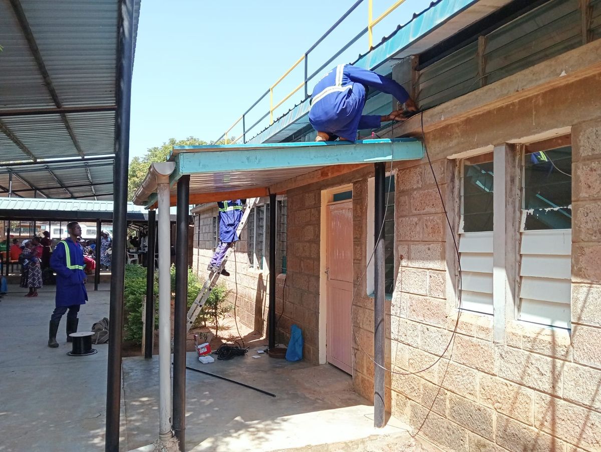 IP megapixel CCTV camera installation by Winnilinks
